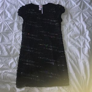 A justice black dress